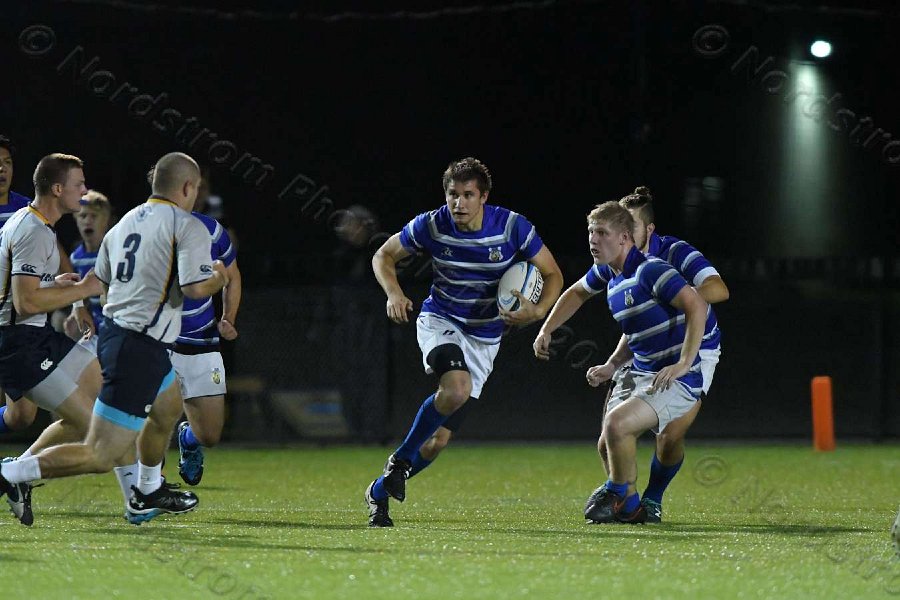 Wheaton Men\'s Rugby vs Mass Maritime.  Photo by Keith Nordstrom